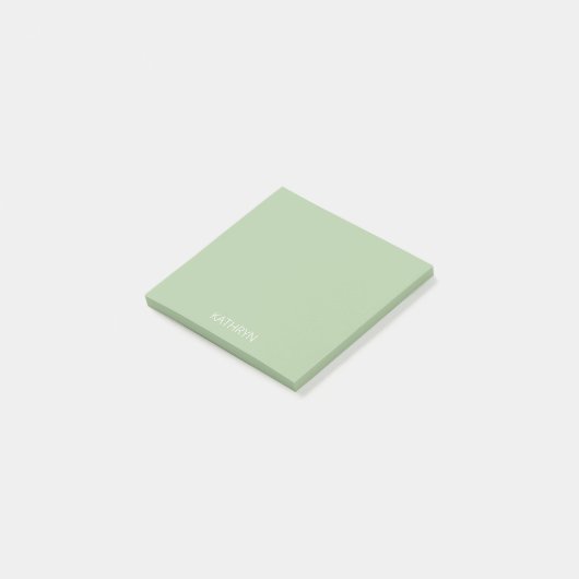 Post-it® vert sauge solide (Incliné)
