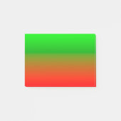 Post-it® Vert simple à rouge (Devant)