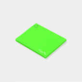 Post-it® Vert vibrant de la coutume je t'aime | (Incliné)