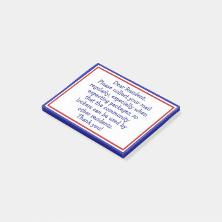 Post-it® Veuillez obtenir votre courrier