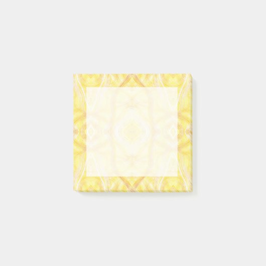 Post-it® Viaduc Jaune Clair Art Abstrait Aquarelle (Devant)