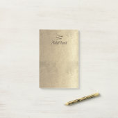 Post-it® Vibe de vacances Gold Retro (Sur un bureau)