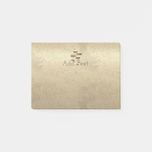 Post-it® Vibe de vacances Gold Retro (Devant)