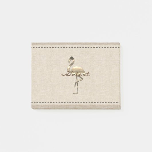 Post-it® Vibe de vacances Gold Retro (Devant)