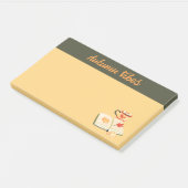 Post-it® Vibes d'automne cosy Post-it Notes (Incliné)