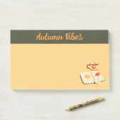 Post-it® Vibes d'automne cosy Post-it Notes (Sur un bureau)