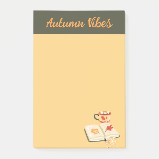 Post-it® Vibes d'automne cosy Post-it Notes (Devant)