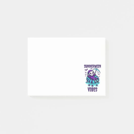 Post-it® Vibes de Summerween – Faucheur détendu (Devant)