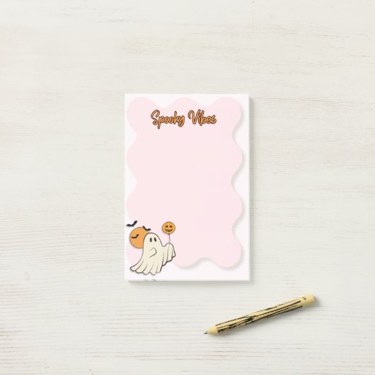 Post-it® Vibes éffrayantes (Sur un bureau)