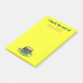 Post-it® Vibrant Pot d'or St. Patrick Jaune (Incliné)