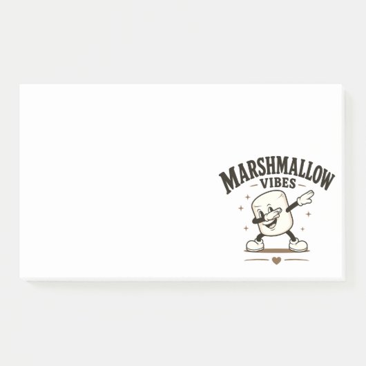 Post-it® Vibrations de marshmallow (Devant)
