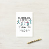 Post-it® Vie infirmière | Infirmière soignante (Sur un bureau)