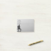 Post-it® Viens à Moi, je te reposerai, Matt 11:28 (Sur un bureau)