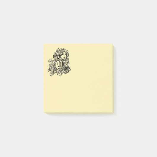Post-it® Vierge Vierge Zodiaque Doré (Devant)