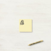 Post-it® Vierge Vierge Zodiaque Doré (Sur un bureau)
