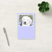 Post-it® Vieux anglais Sheepdog Puppy Peinture - Chien Art (Bureau)