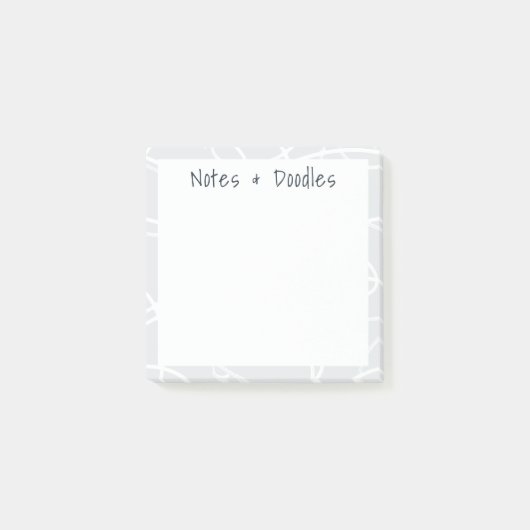 Post-it® Vigne Tourbillonnante Abstraite Notes Modernes & G (Devant)