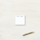 Post-it® Vigne Tourbillonnante Abstraite Notes Modernes & G (Sur un bureau)