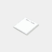 Post-it® Vigne Tourbillonnante Abstraite Notes Modernes & G (Incliné)