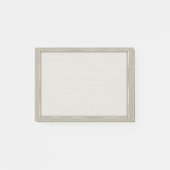 Post-it® Vignes de feuille de relief par gris en aluminium (Devant)