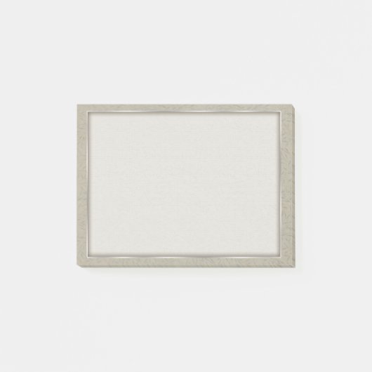 Post-it® Vignes de feuille de relief par gris en aluminium (Devant)