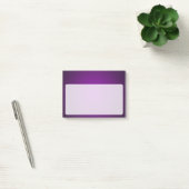 Post-it® Vignette cool violet-noir gris (Bureau)