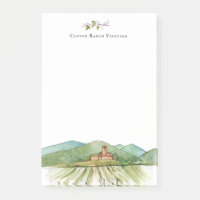 Vignoble à l'aquarelle Vinery