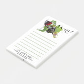 Post-it® Vignobles rouges modernes Notes post-it (Incliné)