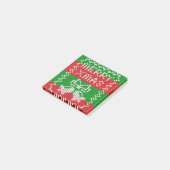 Post-it® Vilain pull motif sonnettes Joyeux fils Xmas (Incliné)