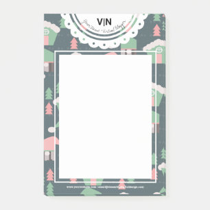 Post-it® Village de Noël Gnome Dentelle Initial Entreprise