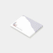 Post-it® Village d'hiver de neige personnalisé (Incliné)