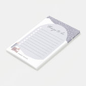 Post-it® Village D'Hiver De Neige Personnalisé (Incliné)