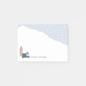 Post-it® Village d'hiver de neige personnalisé (Devant)