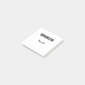 Post-it® Ville et État Lieu personnalisé (Incliné)