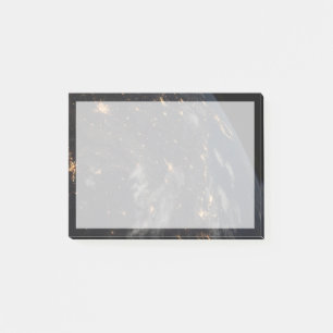 Post-it® Ville Lumière La Nuit Sur La Planète Terre