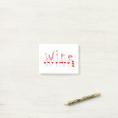 Post-it® Vin (Sur un bureau)