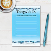 Post-it® Vin amusant O'Clock Water