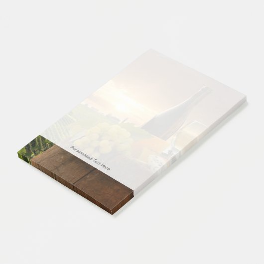 Post-it® Vin Blanc Avec Barre Sur Vignoble En Chianti (Incliné)