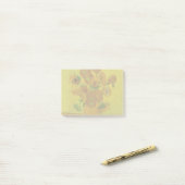 Post-it® Vincent Van Gogh 15 Peinture de tournesols (Sur un bureau)