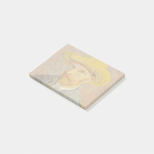 Post-it® Vincent Van Gogh Auto-portrait peinture impression (Incliné)