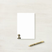 Post-it® Vincent van Gogh - Crâne avec cigarette brûlante (Sur un bureau)