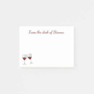 Post-it® Vins de Bourgogne Champagne Verres