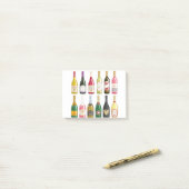 Post-it® Vins et champagne Bouteilles (Sur un bureau)