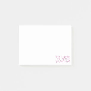 Post-it® Vintage Abstrait Grunge Le Grand Problème Sud-Oues