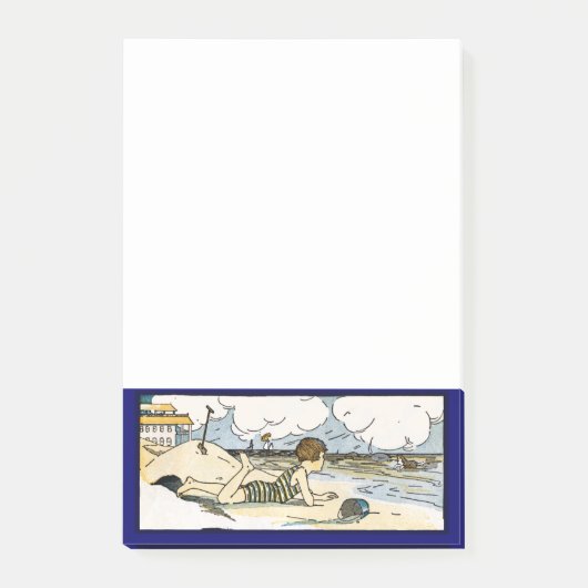 Post-it® Vintage Beach Art Post (Devant)