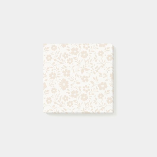 Post-it® Vintage Bloom Soft Linen - Neutre (Devant)