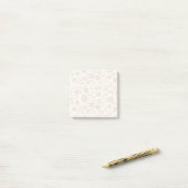 Post-it® Vintage Bloom Soft Linen - Neutre (Sur un bureau)