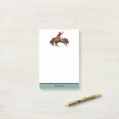Post-it® Vintage bronco (Sur un bureau)