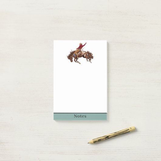 Post-it® Vintage bronco (Sur un bureau)