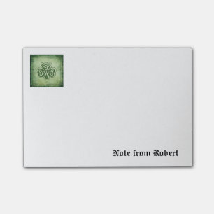 Post-it® Vintage grundge shamrock irlandais tendance